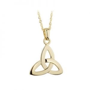 Trinity Knot Pendant In Gold